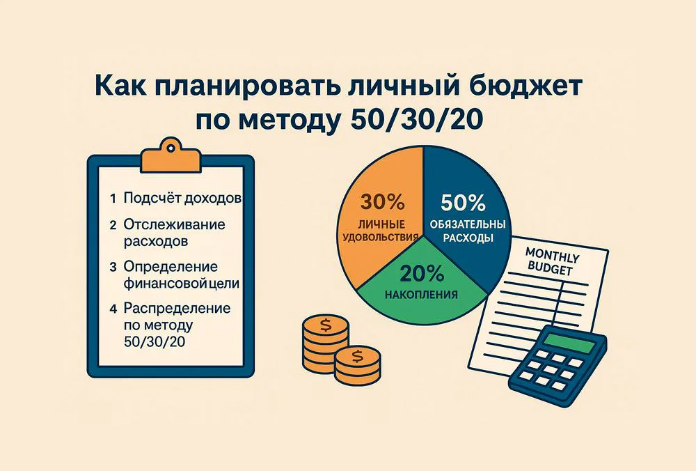 Как планировать личный бюджет по методу 50/30/20